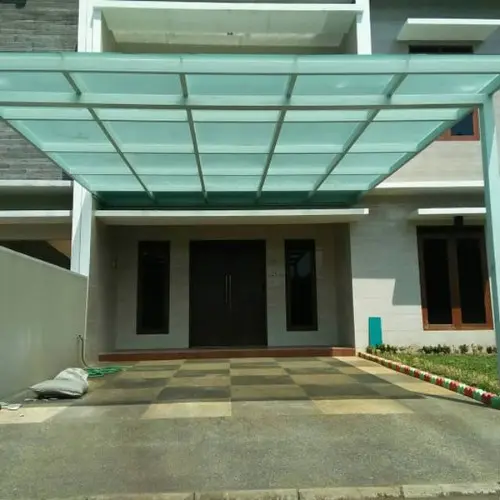 Kanopi Kaca Tempered 10mm di  nganjuk
